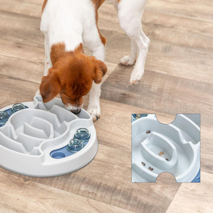 Interactive Slide & Feed Dog Activity Toy, Level 1 Food Puzzle for Cognitive Development and Enrichment