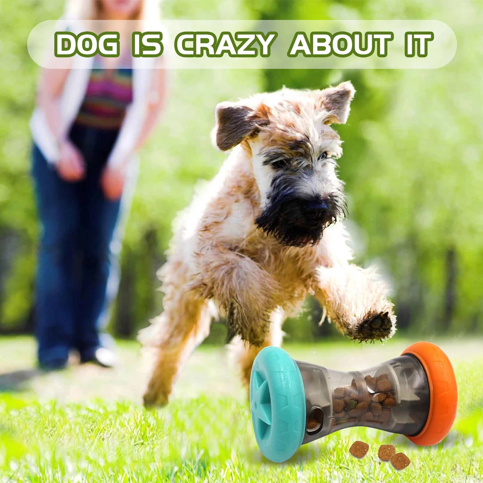 Interactive Dog Puzzle Toy - Treat Dispensing Slow Feeder for Canine Enrichment and Engagement