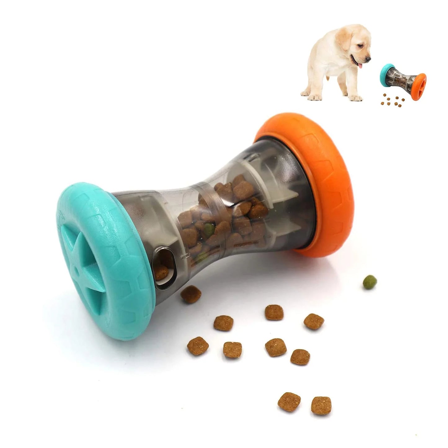 Interactive Dog Puzzle Toy - Treat Dispensing Slow Feeder for Canine Enrichment and Engagement