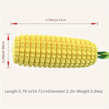 Durable Interactive Dog Chew Toys for Aggressive Chewers, Squeaky Corn Stick Toy for Small and Large Puppies
